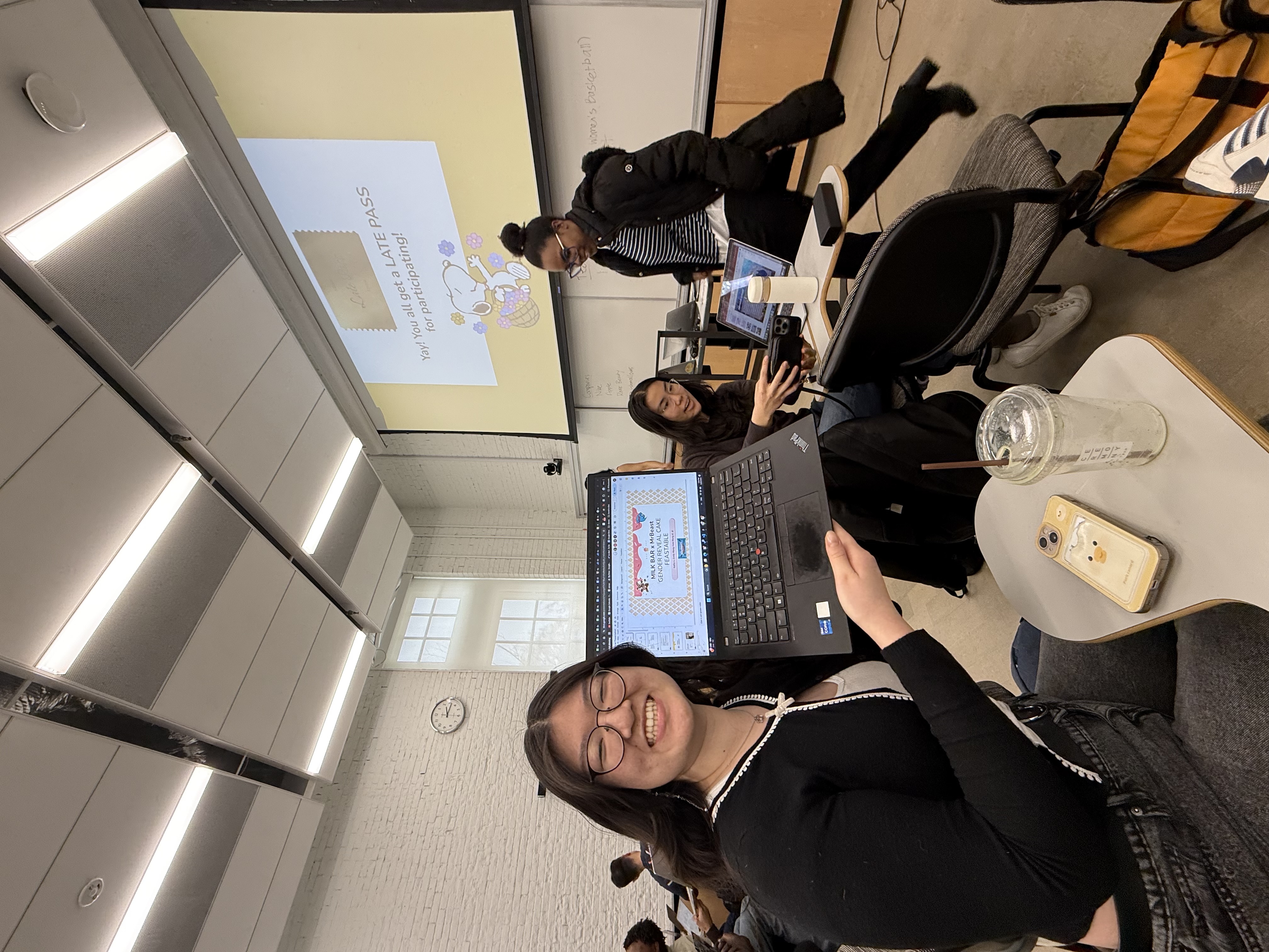 Kathy Li and a cool UI/UX presentation she did on a hypothetical Mr. Beast x Milk Bar Collab